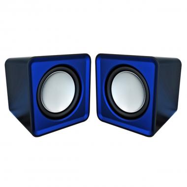 Omega speakers 2.0 og-01 surveyor 6w blue usb [41584]
