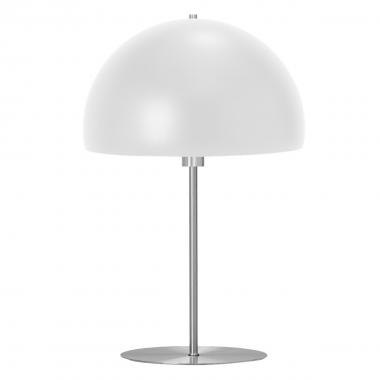 Platinet table lamp e27 25w metal round shade 1,5 m cable white [45674]
