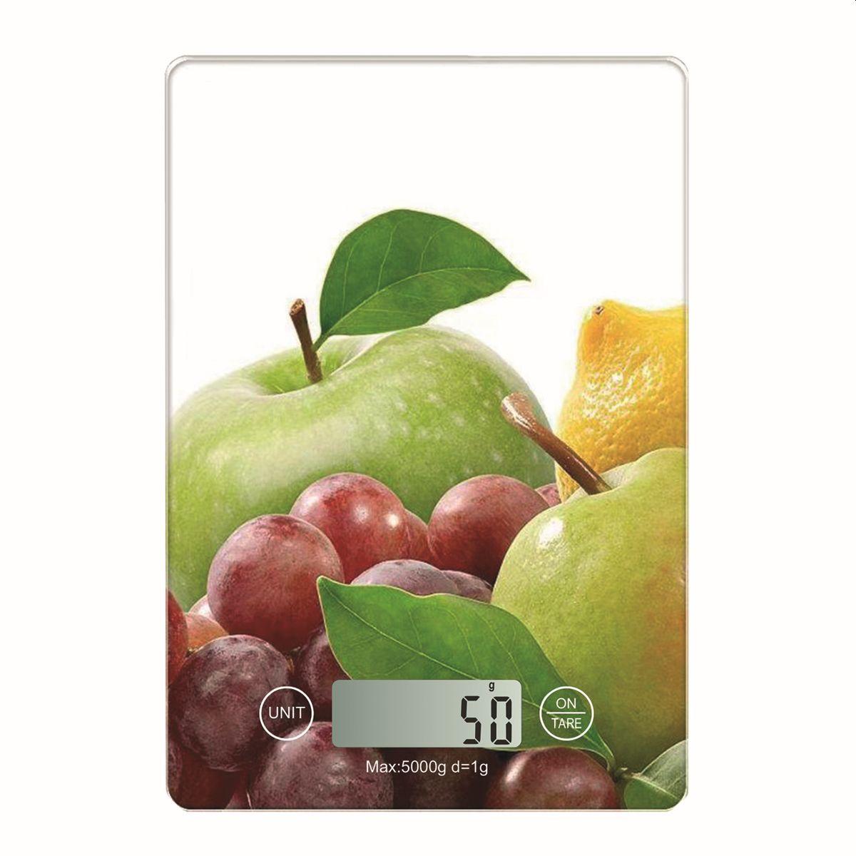 Omega kitchen scale fruits lcd display 5 kg capacity [45504]