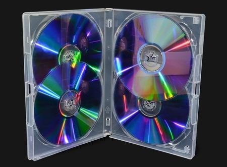Dvd box amaray 14mm 4 disks