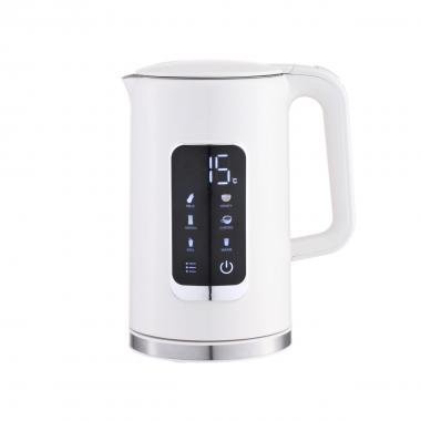 Bollitore platinet con lcd display 1,7l temperature impostabili 5 + tazza da viaggio di 450ml