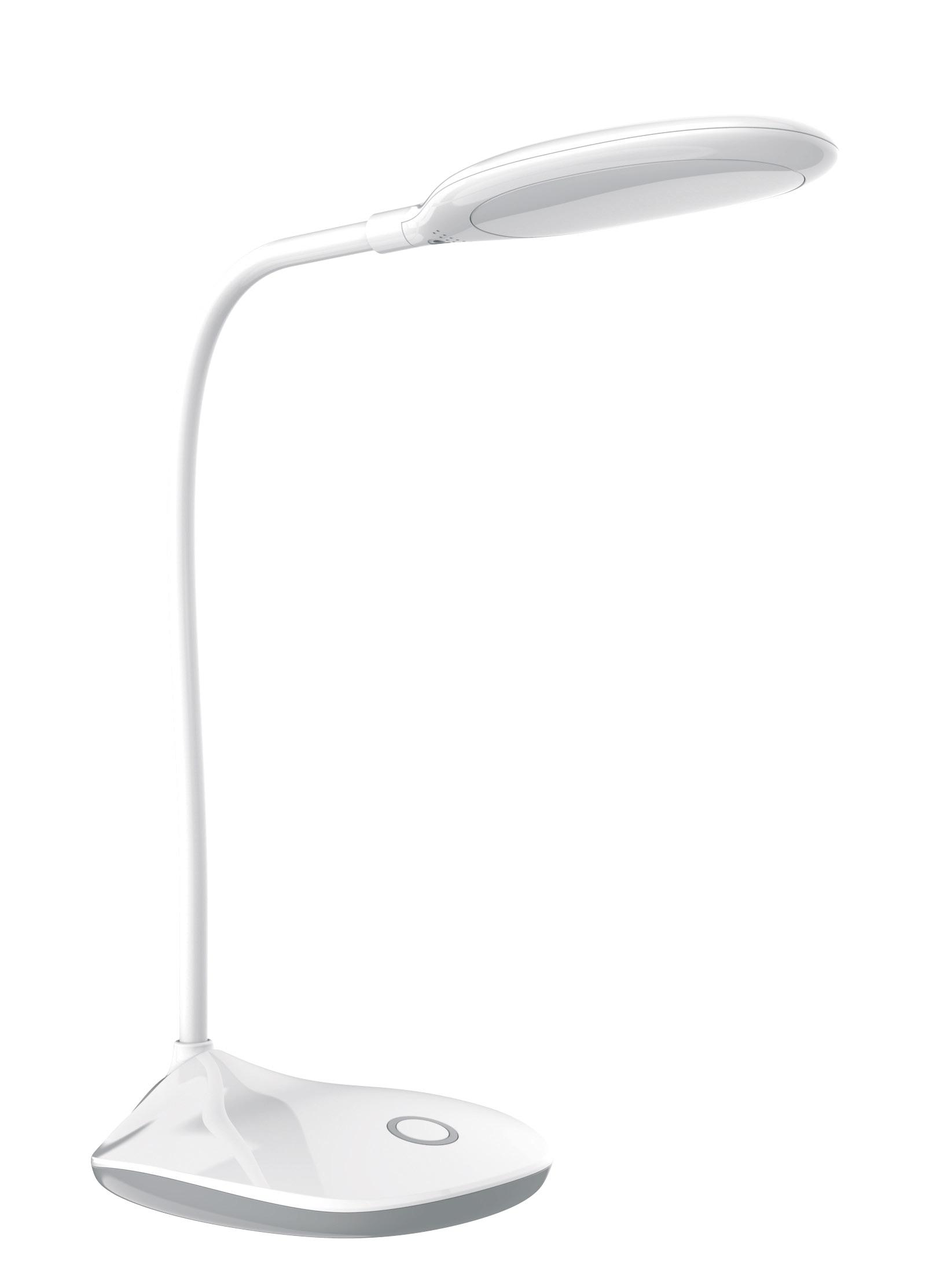 Platinet desk lamp 3w flexible  frame white [44395]